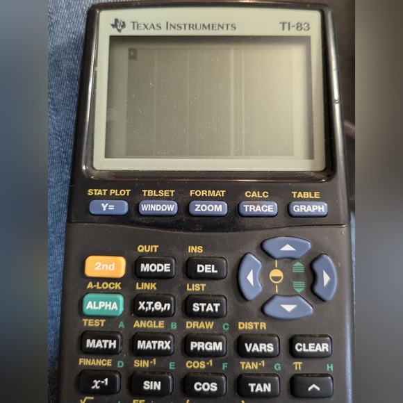 Texas Instruments TI-83 Handheld Graphing Calculator, Tested, Working, One Owner - Picture 2 of 6